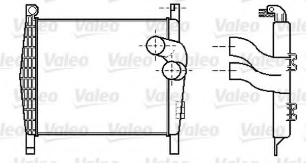 VALEO 818755 Intercooler, charger